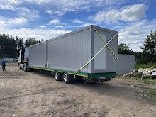 доставка контейнеров на трале